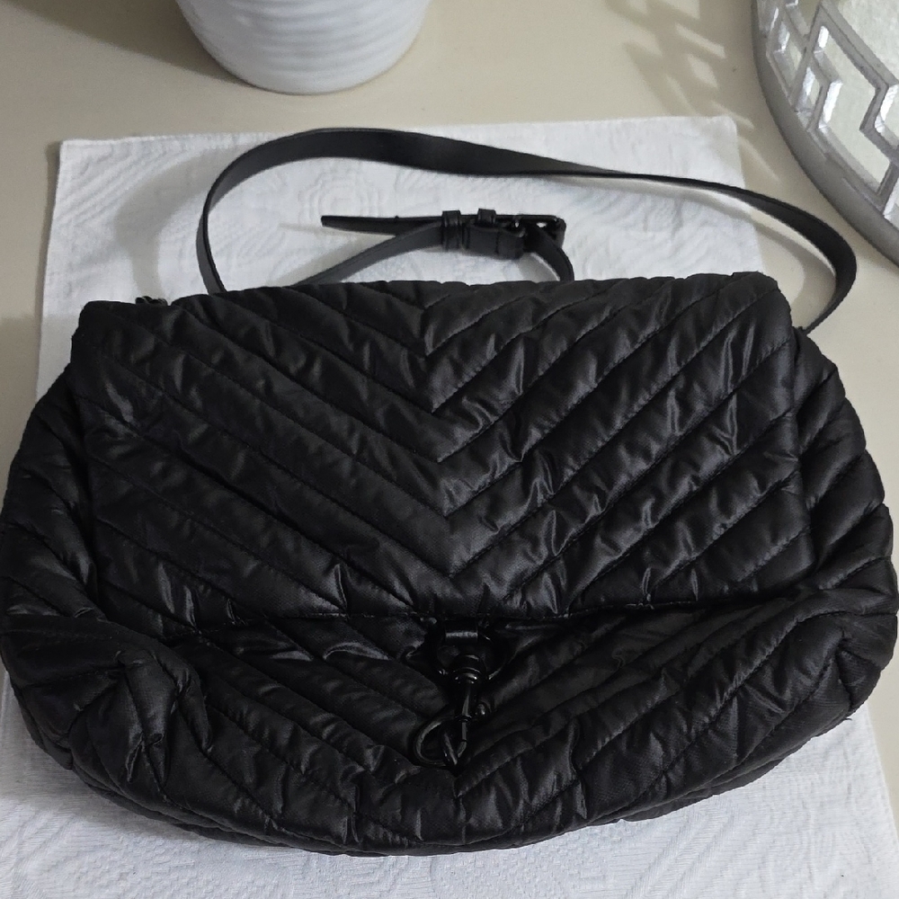 Rebecca Minkoff Black Quilted Shoulder Bag